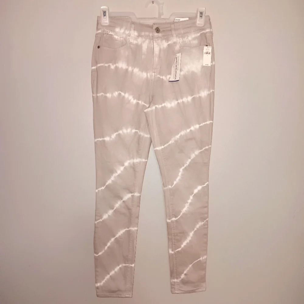 Old navy Rockstar super skinny high rise women's tie dye jeans size 8 cr…